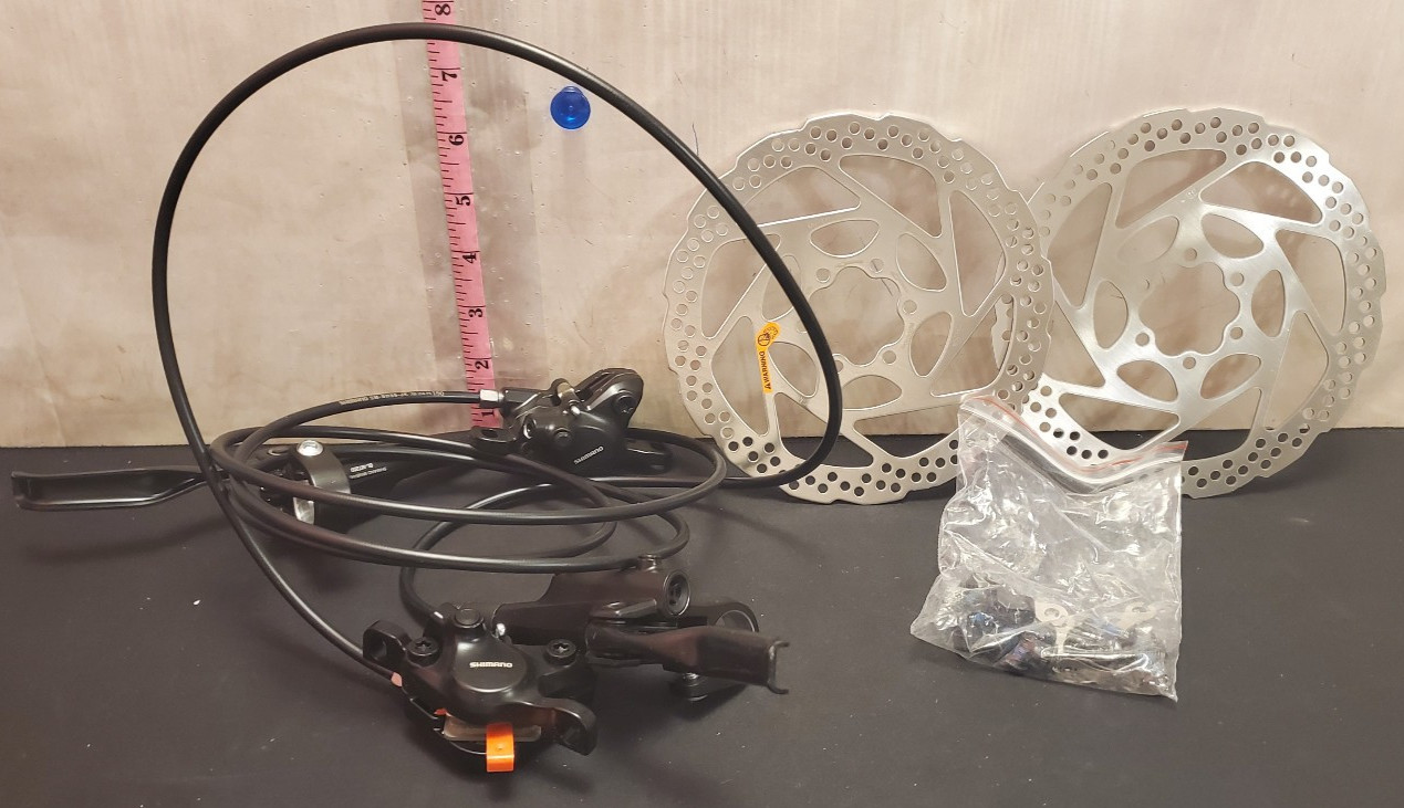 Shimano Hydrualic Brake brakes Set with 180/160mm Rotors