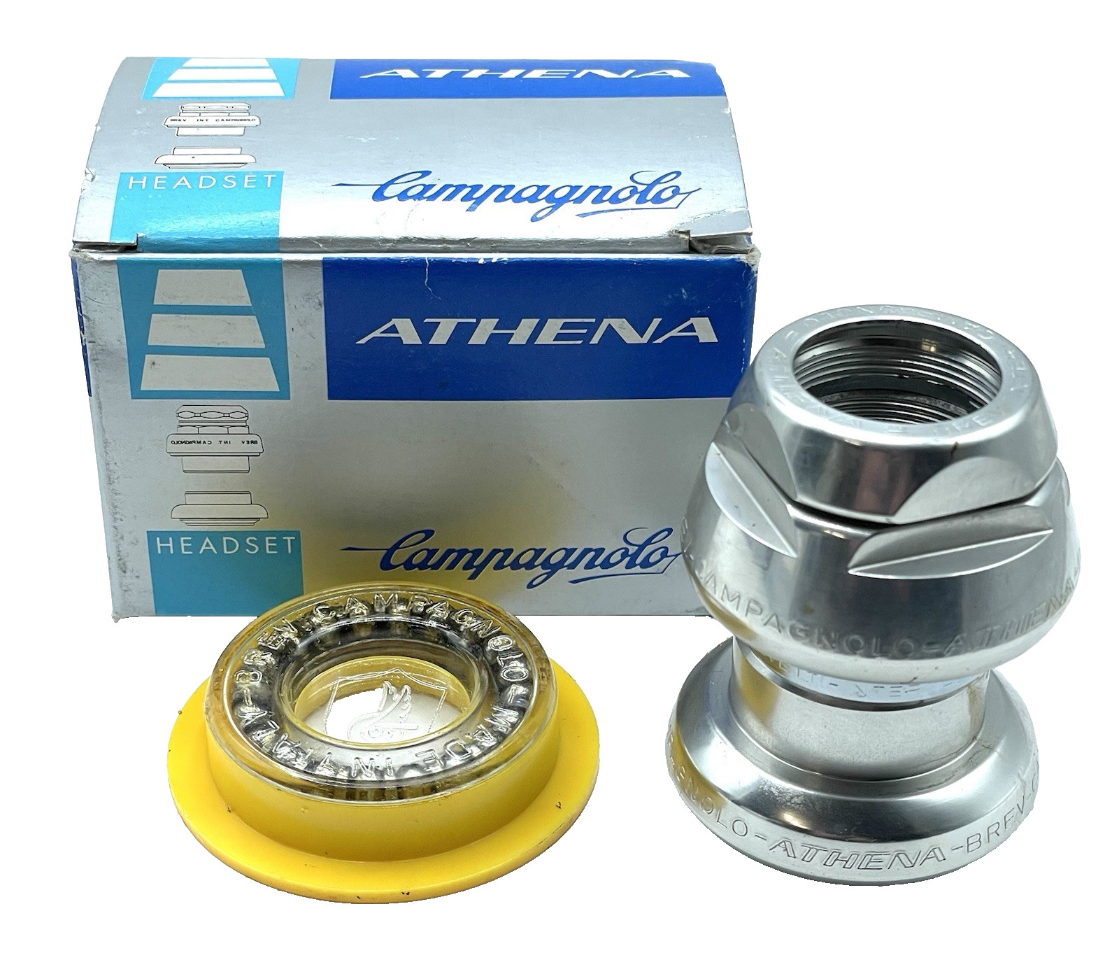 Campagnolo Athena BC 1″ Threaded Headset NOS NIB Vintage Campy HS-11AT NEW