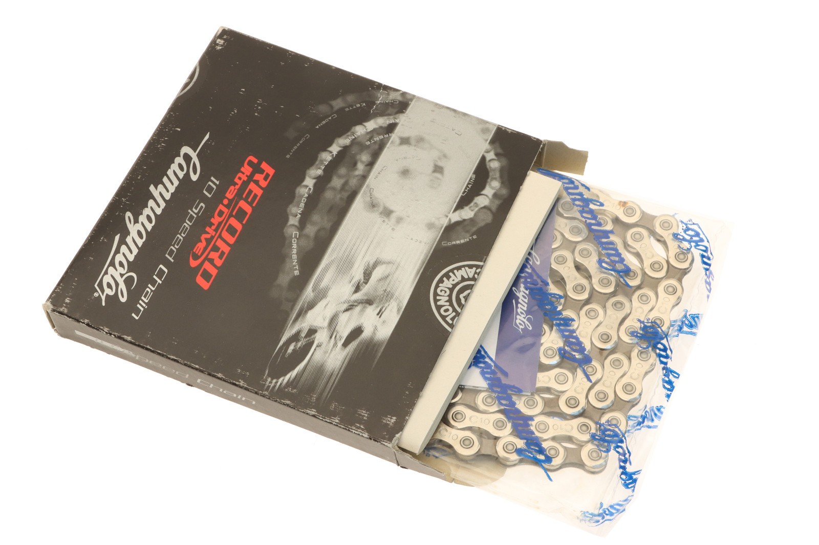 Campagnolo Record Ultra Drive 10 Speed Chain CN03-RE10 C10 HD-L 114L ’03 NEW NOS