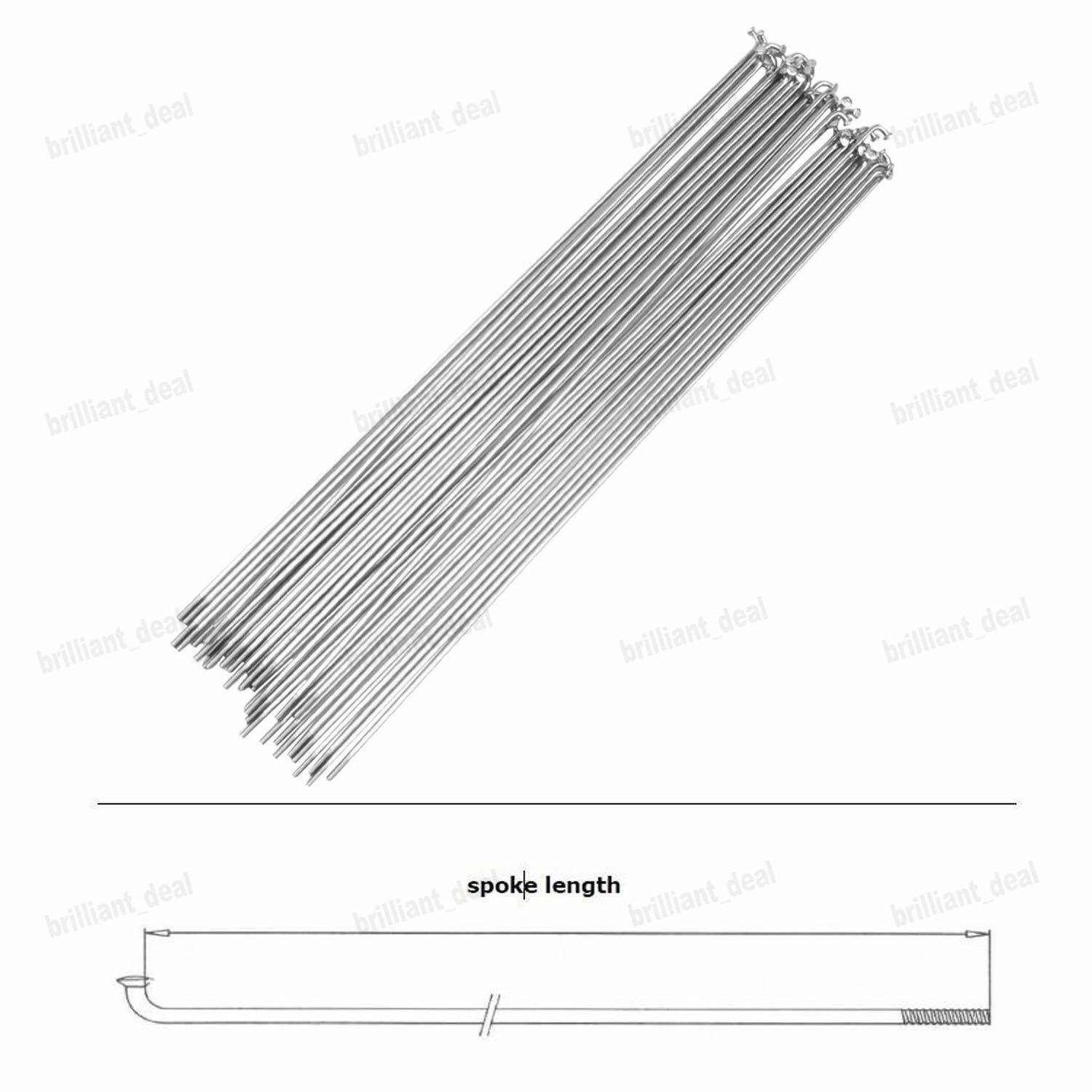 55-305mm 12G 2.4mm Electric Bicycle 36Pcs E-bike Wheel Tire Spokes chair Steel