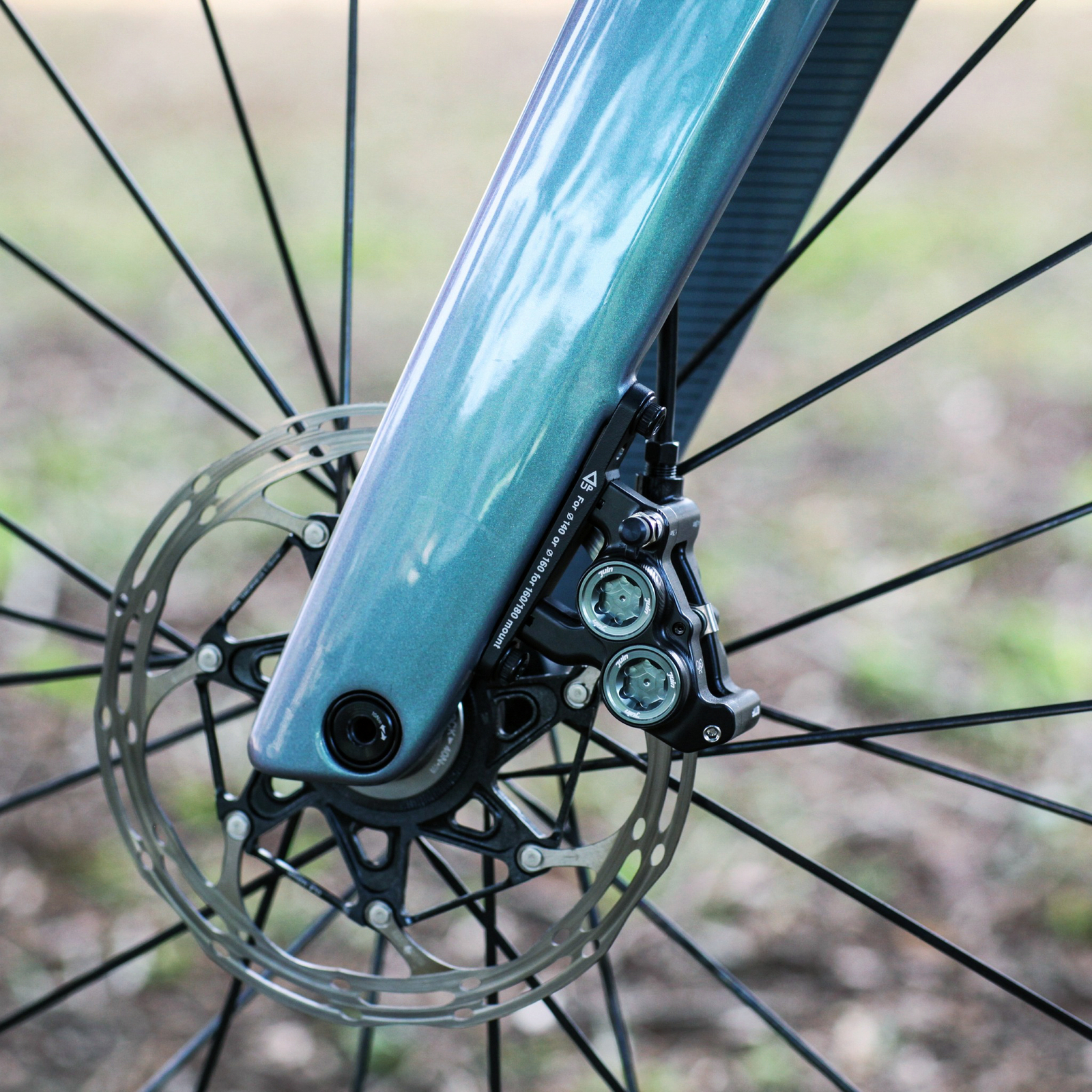 Juin Tech ETF Road Cyclocross eBike Riding 4-Piston Hydraulic Brake Caliper
