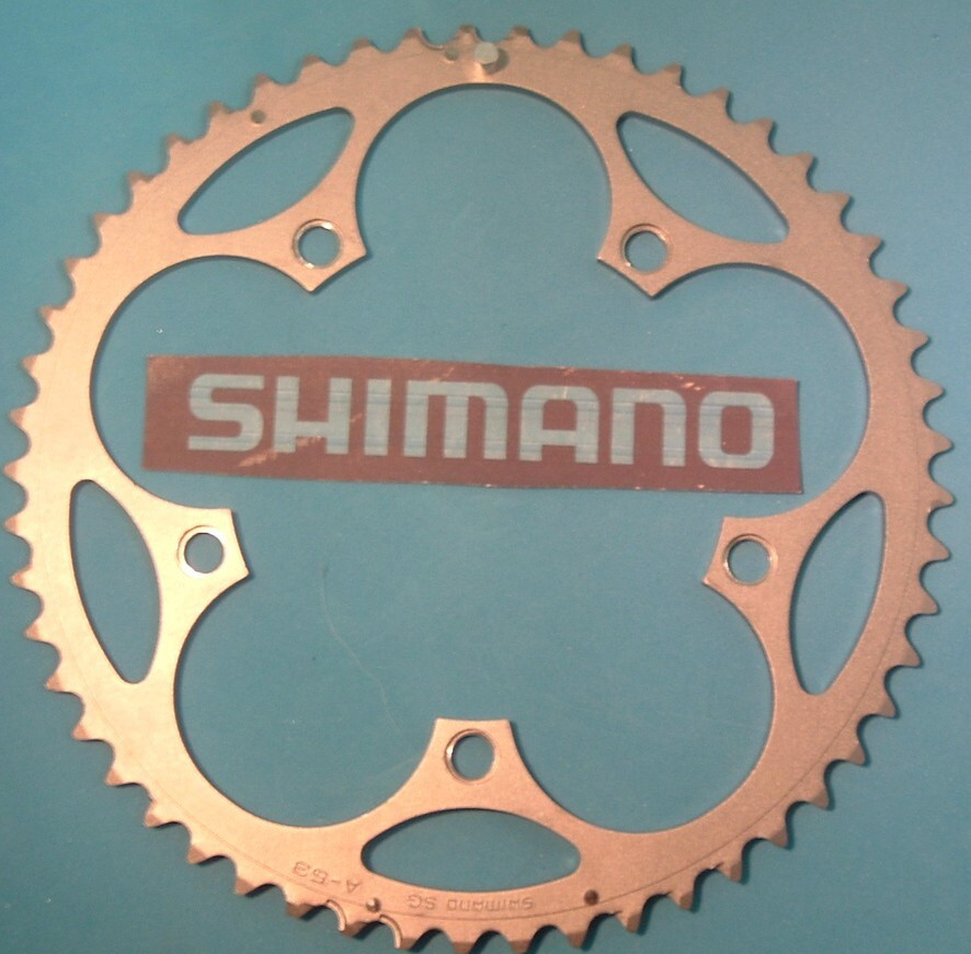 Shimano Ultegra FC-6503 Outer A-53T x 130BCD Chainring-NEW/NOS 3×8/9-Spd-SG-Mint