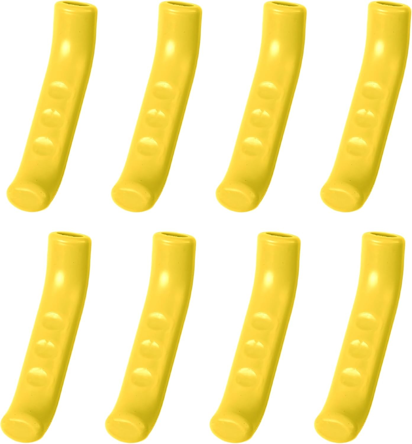 4Pairs Yellow Silicone Brake Lever Grip Covers Anti-Slip Shock MTB BMX Bike