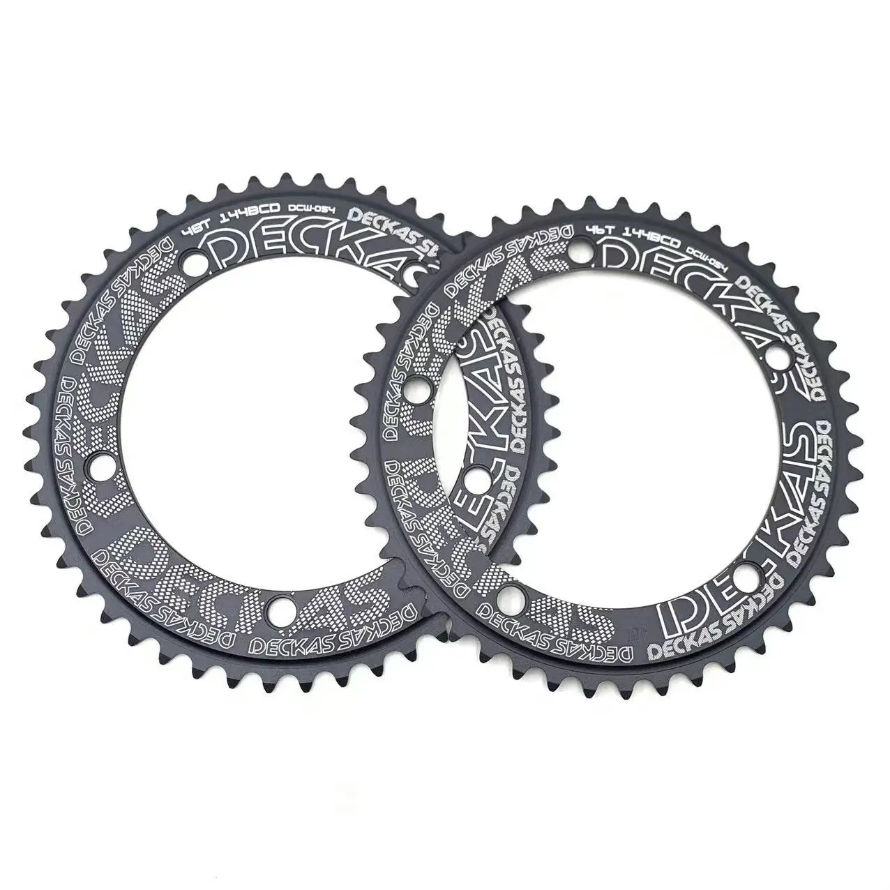 Deckas 144BCD Fixed Gear Fixie round Chain Ring Track Bike 44T-58T Tooth 144 Bcd