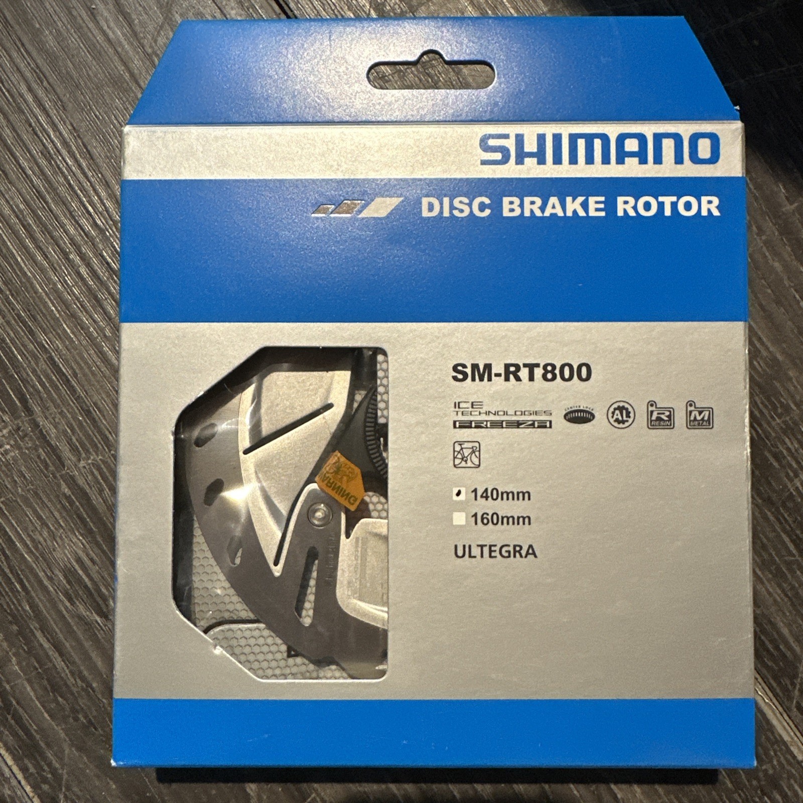 New Shimano Ultegra SM-RT800 140mm Center Lock Disc Brake Rotor