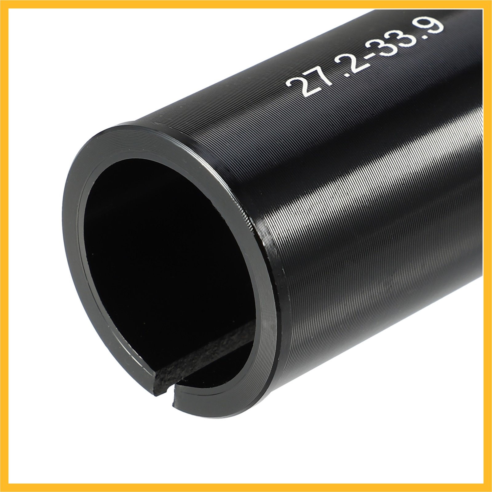 2 Pcs 27.2mm to 33.9mm Bicycle Seat Post Tube Adapter Reducing Sleeve
