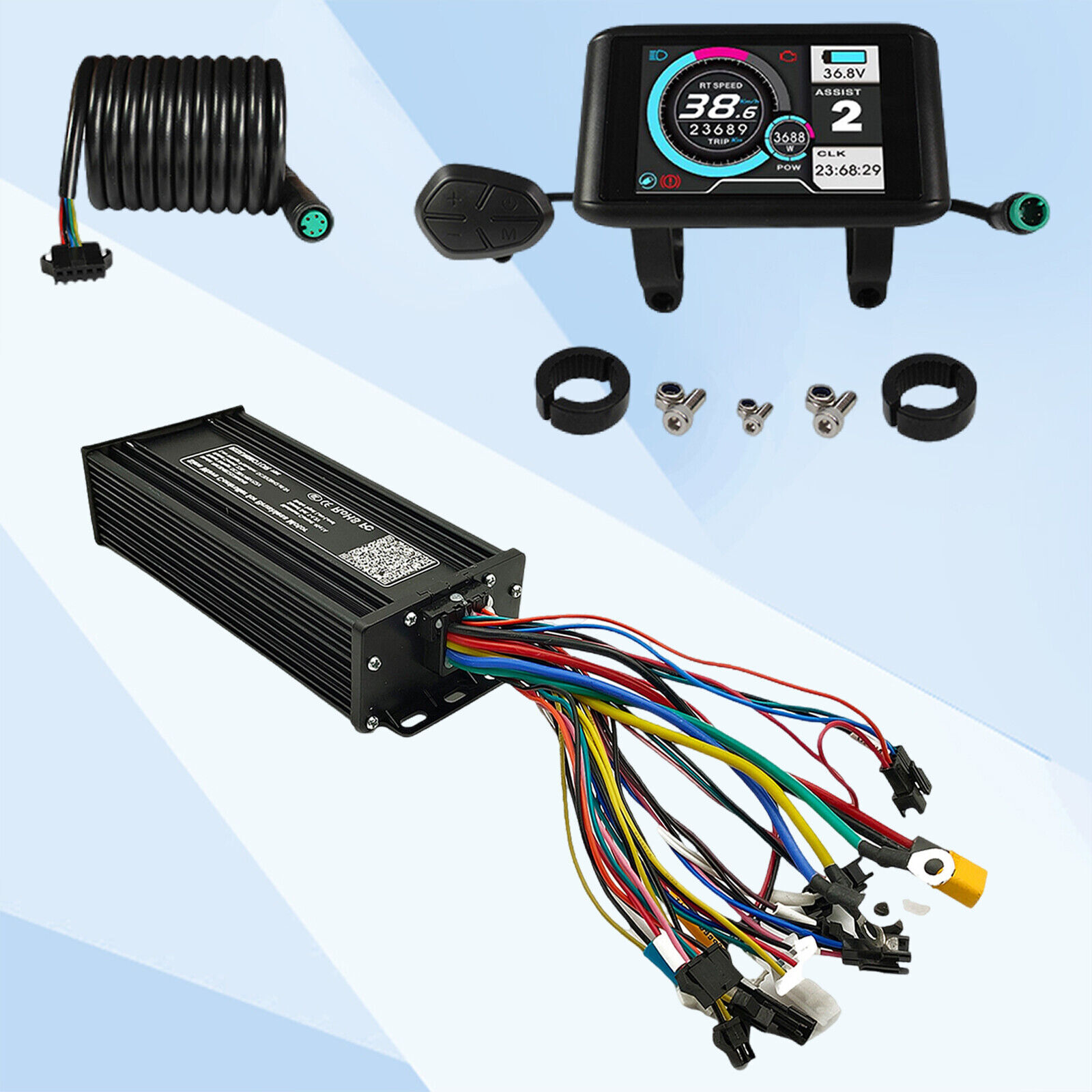 1500W-3000W 48V 52V 60V 72V 45A Sine Wave Controller with Colorful LCD Displayh1