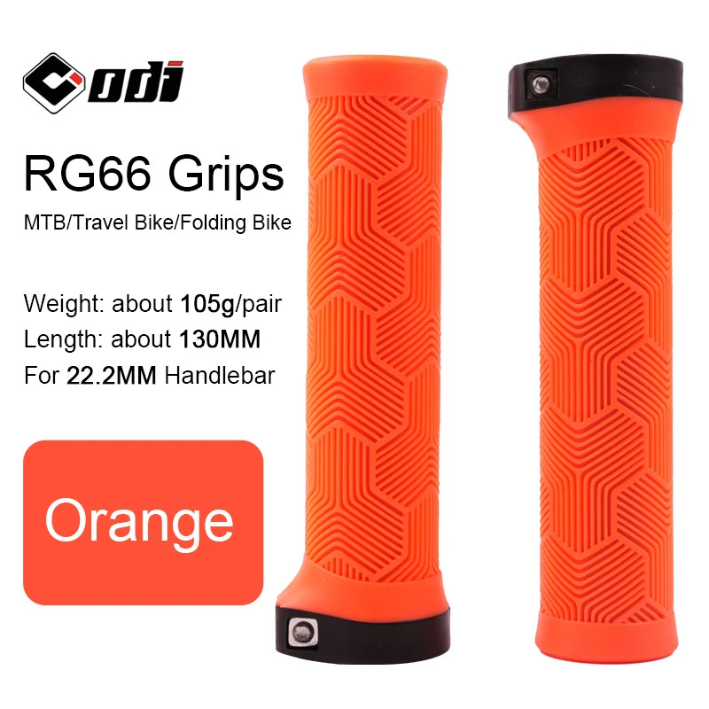 MTB Lock On Bike Grips 22.2MM Rubber Wing Shape Anti Slip Folding Handlebar