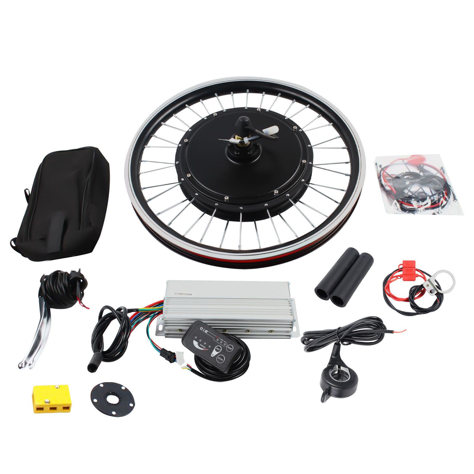 20″ 1000W Front Wheel 48V Electric Bicycle Bike Motor Conversion Kit Hub eBike