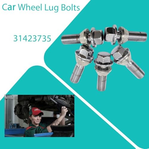 31423735 M14x1.5 Wheel Lug Bolts Nuts Hub for Volvo S60 2011-2018 for Volvo