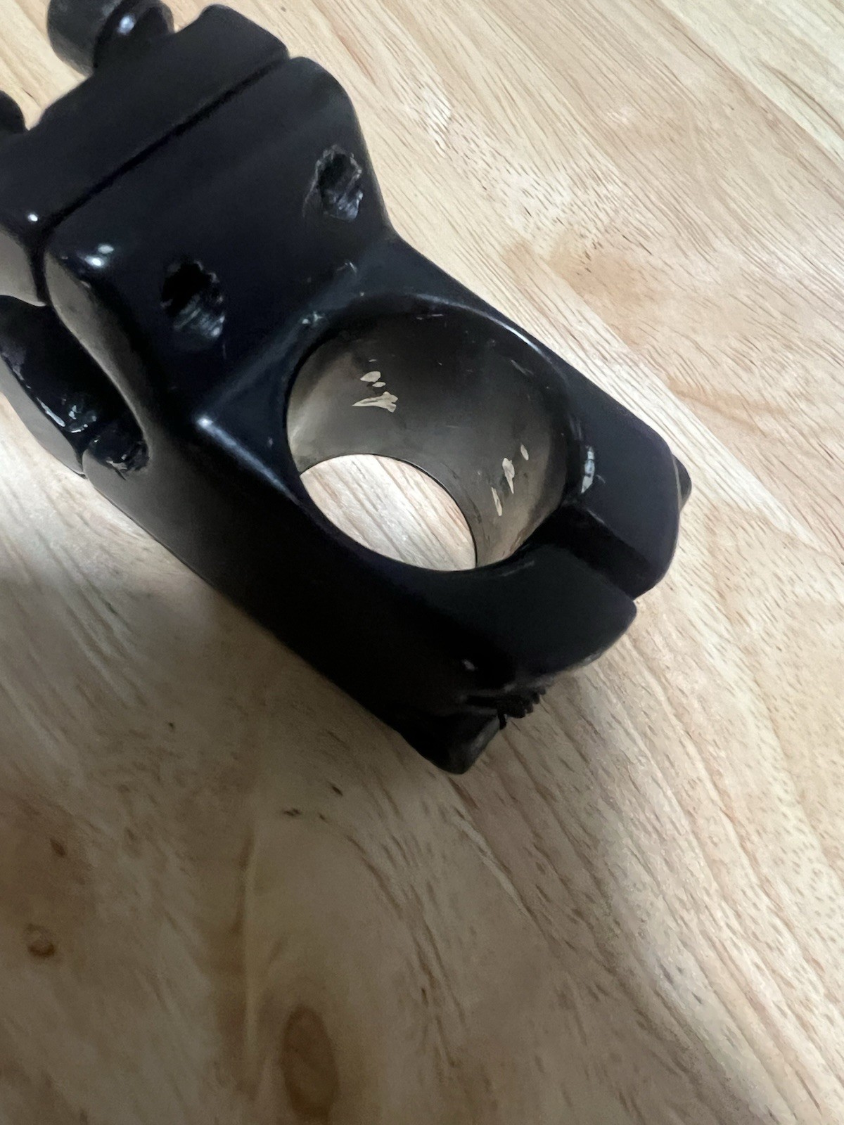 DK Mini Stem mid school black BMX Threadless Stem 1” Steerer 22.2mm Clamp 48mm
