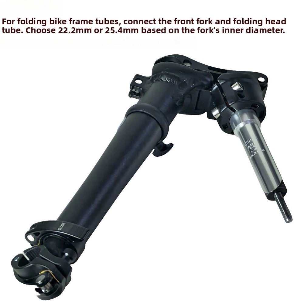 Folding Bike Fork Extender Aluminum Alloy Riser 4-8cm Height Adjustable