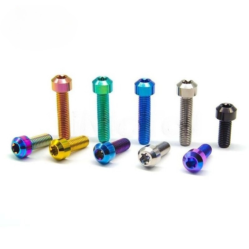 Titanium Bolt M5/M6x10 15 20 25 30 35 40 50 60 70 80mm Chamfered Head Torx Screw