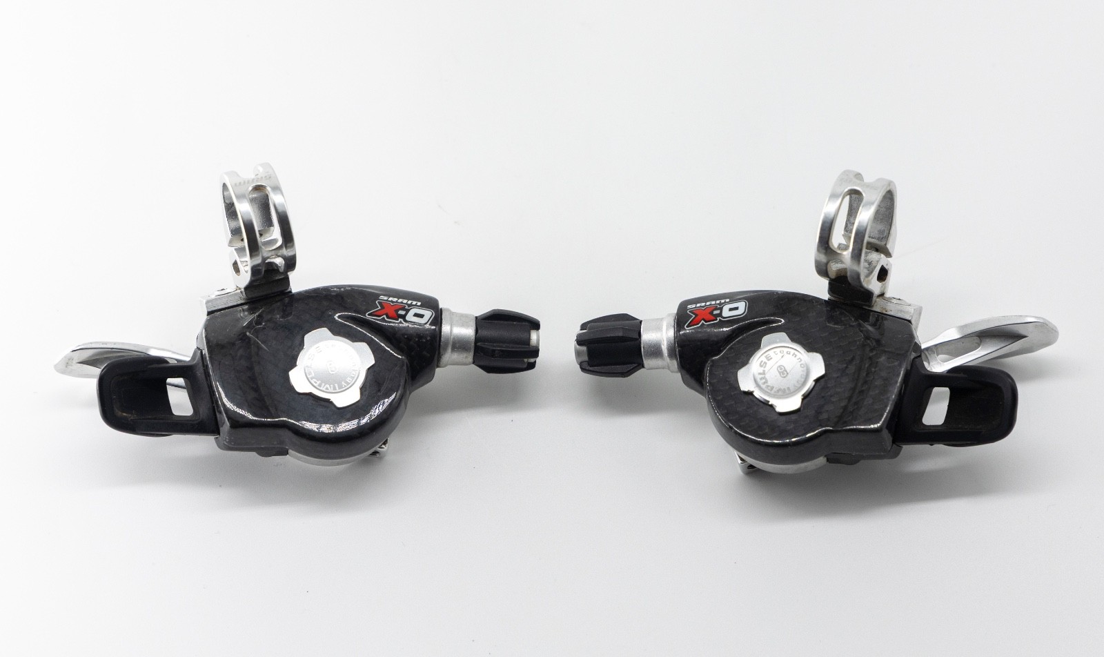 SRAM® XO Vintage Carbon Fiber 3×9-spd Mountain Bike Shifters Set *RARE*