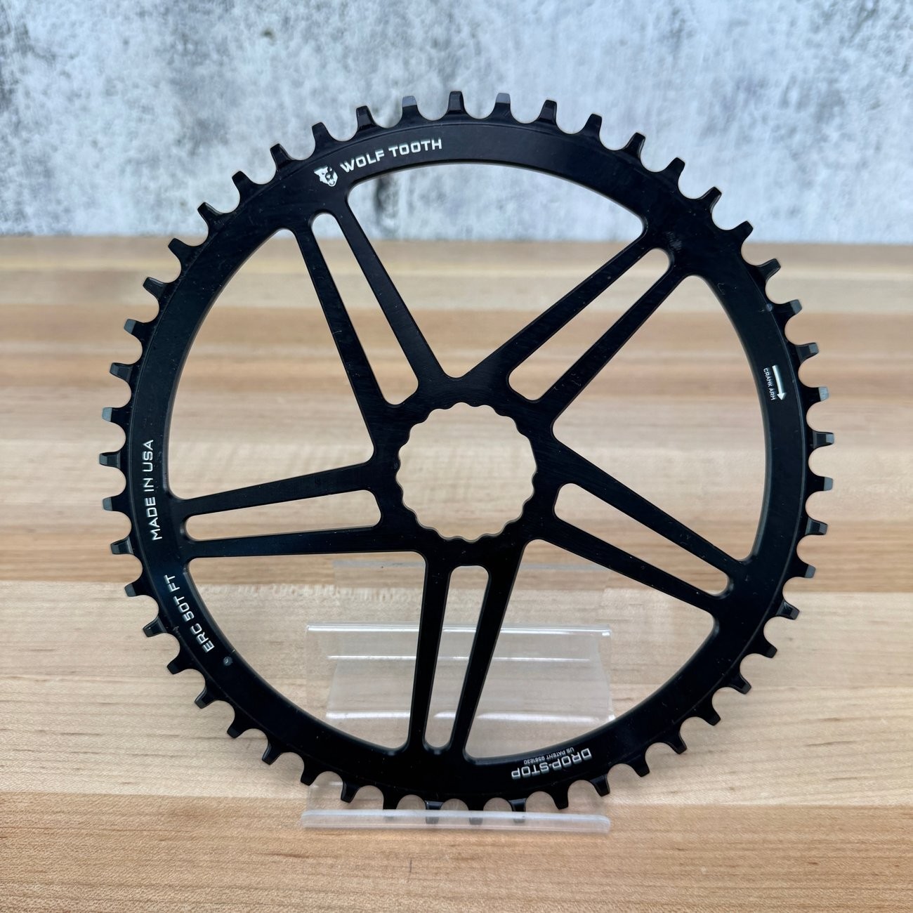 Ridden Once! Wolf Tooth Drop Stop B 50T 1x 12-Speed Cinch Direct Mount Chainring