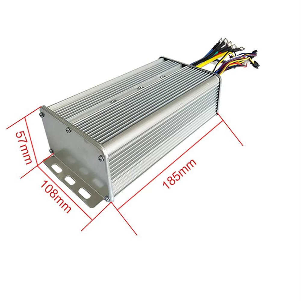 E-bike 48V-72V 60A Controller Dual Mode Sine Wave LCD Display 1000W~3000W Motor