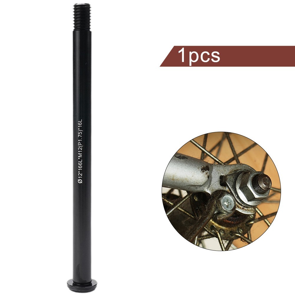 Bike Bicycle Front/Rear Thru Axle Bicycle Skewer 12/15mm 122-181L P1.0/1.5/1.75