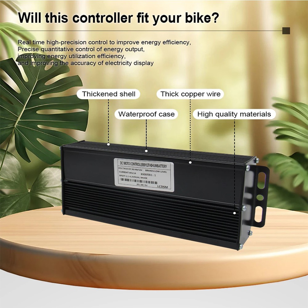 E-bike Three-Mode Sine Wave Controller 24V-48V 17/26/30/40A with LCD Display Set