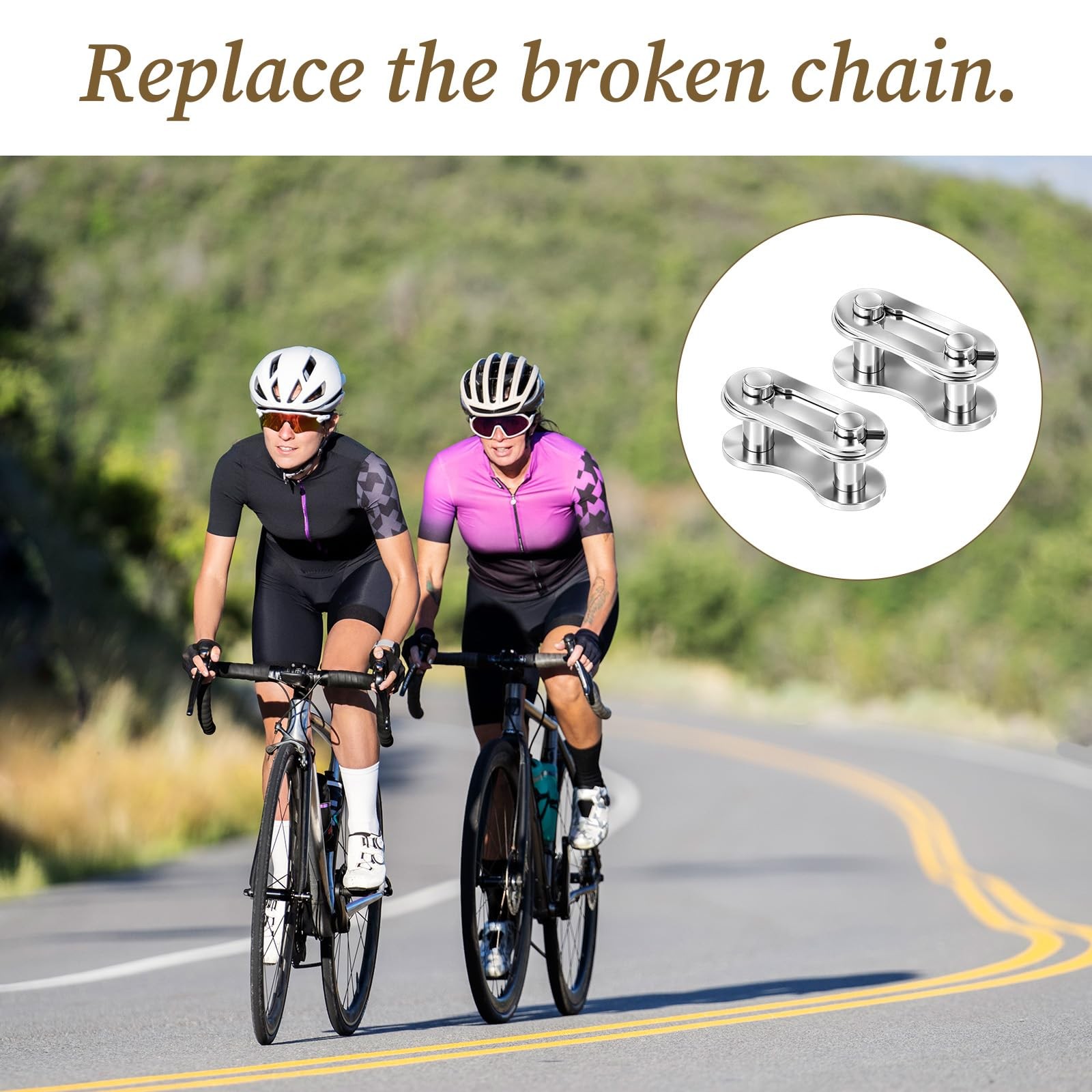 10 Pairs Bike Chain Master Link for Bicycle Missing Link, Single Speed Chain …