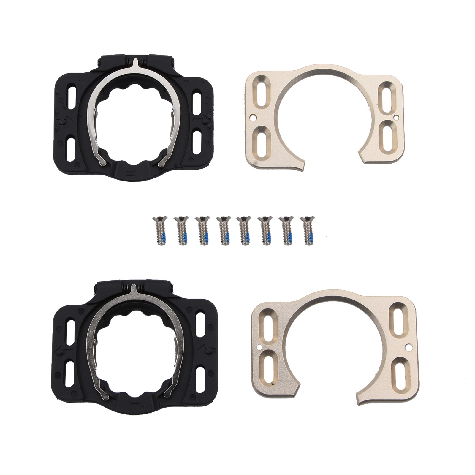 2PCS Quick Release Pedal Clip Bicycle Shoe Cleats Adapter For Speedplay Zero
