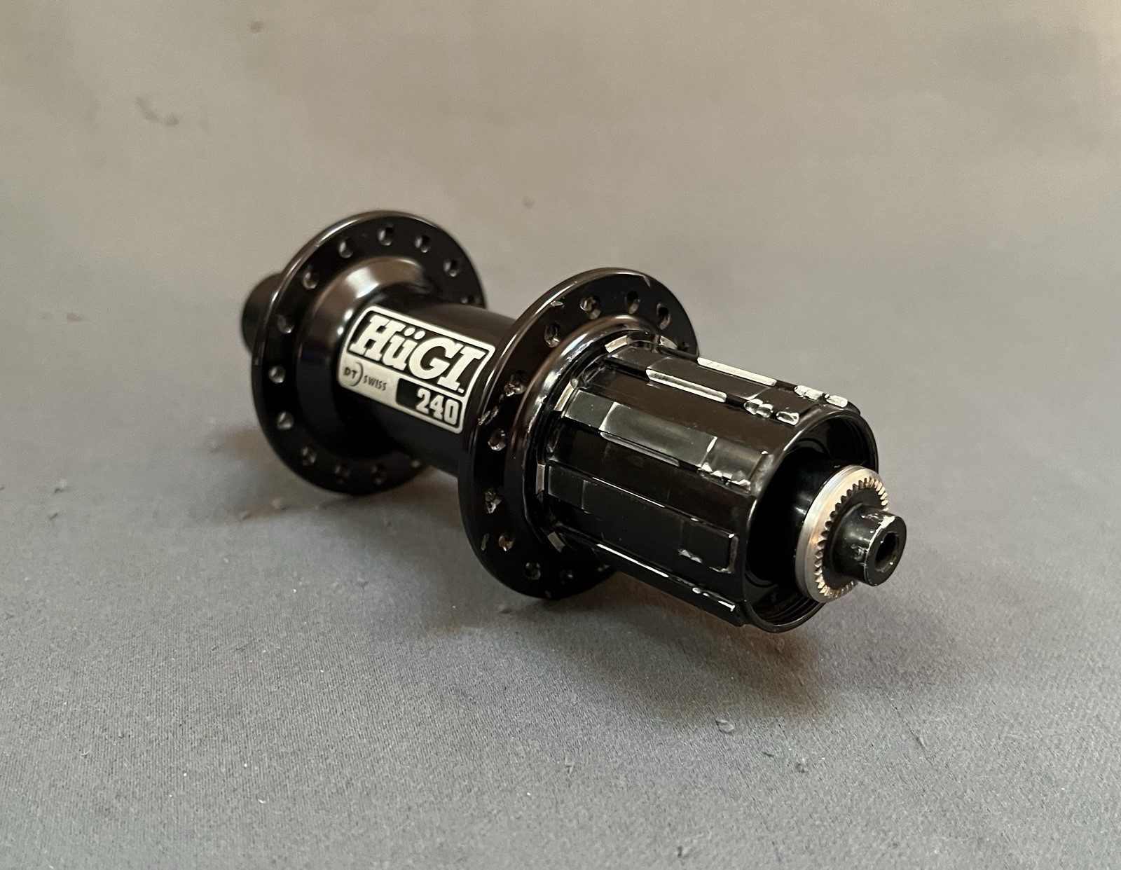 HuGI DT Swiss 240 Hub Set MTB 135mm 32H 100mm 28H QR Rim Brake 8/9 Speed