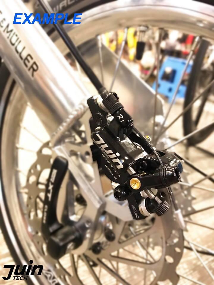 Juin Tech R1 Road Cyclocross Gravel Bicycle Bike Hydraulic Disc Brake Set Black