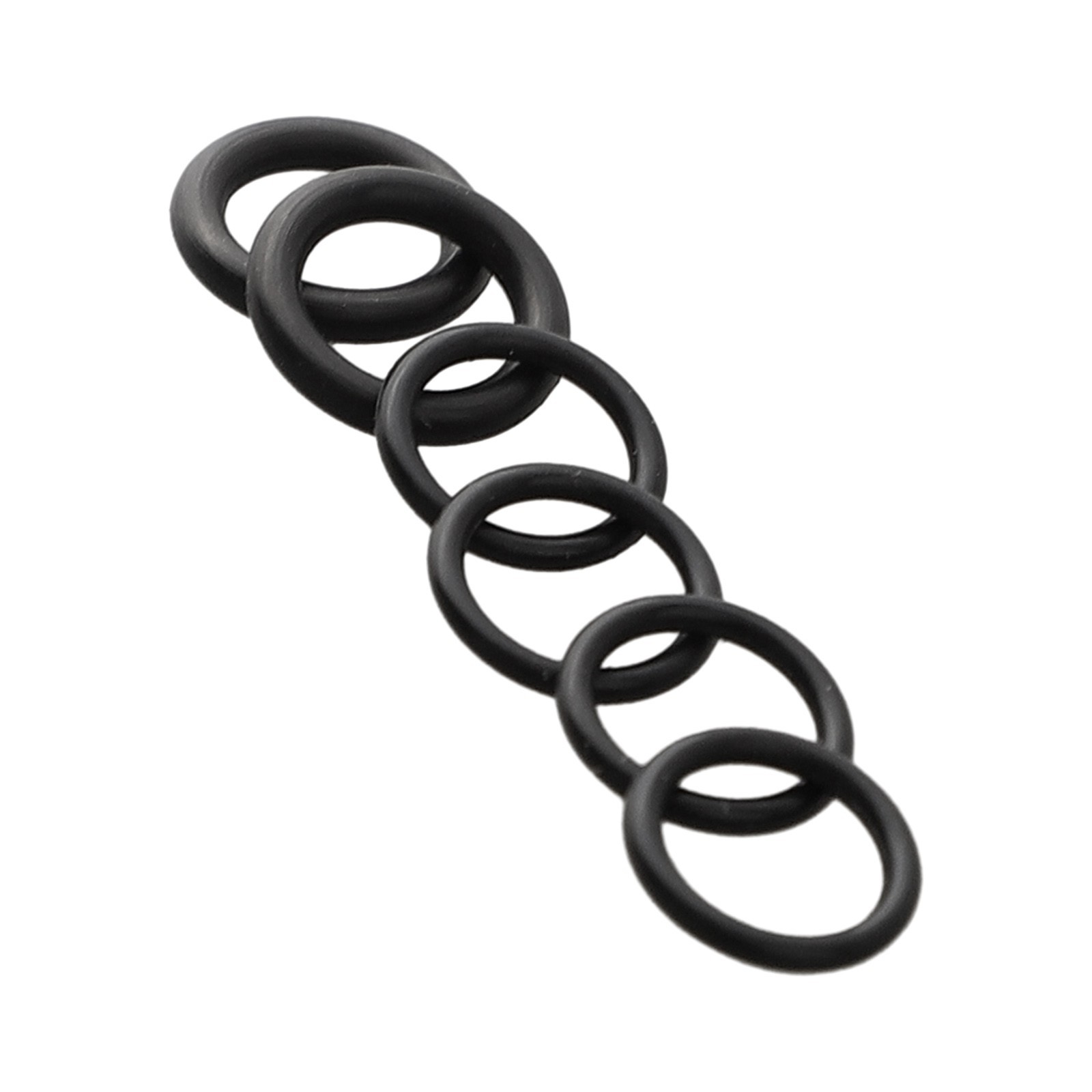 Practical Bike O-Ring Gasket 6pcs/set 8/9mm Black Disc Brake Five-wire Body
