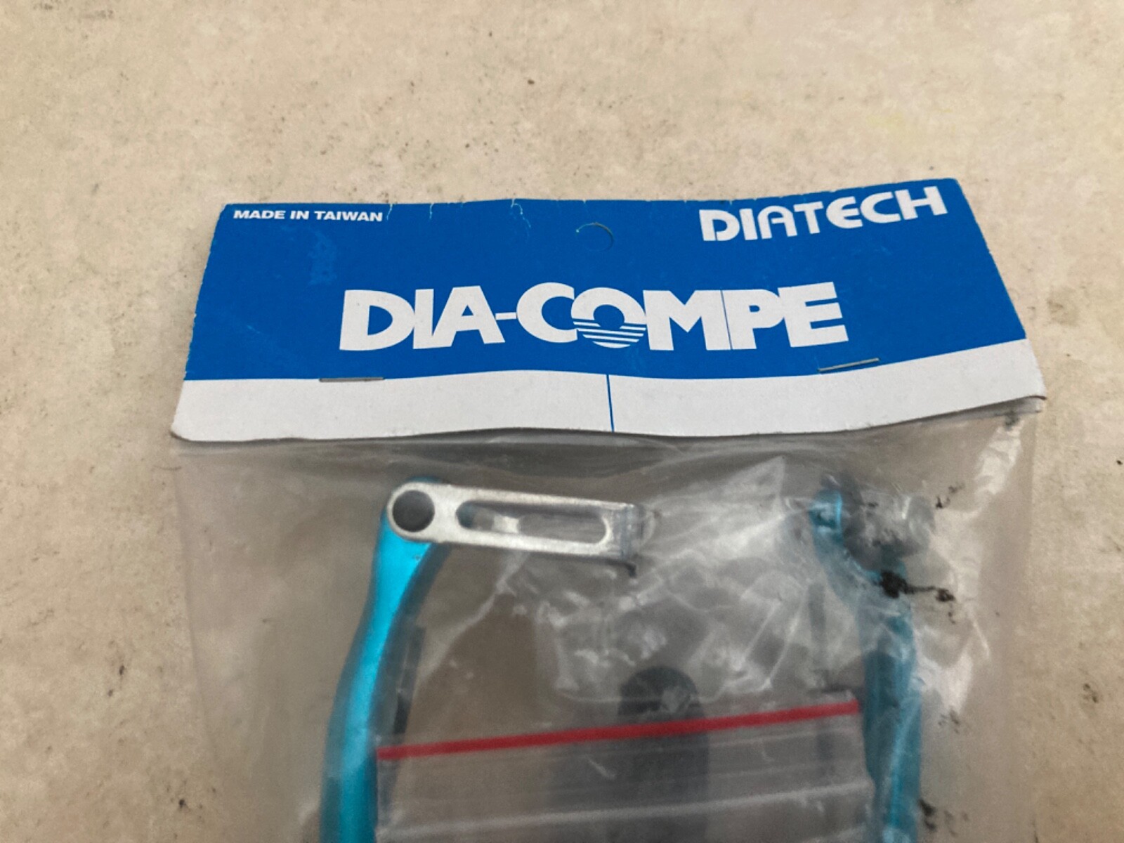 NOS Dia Compe Dia Tech Ene Ciclo Gran Compe V Brake Set 2 Arms Blue Anodized