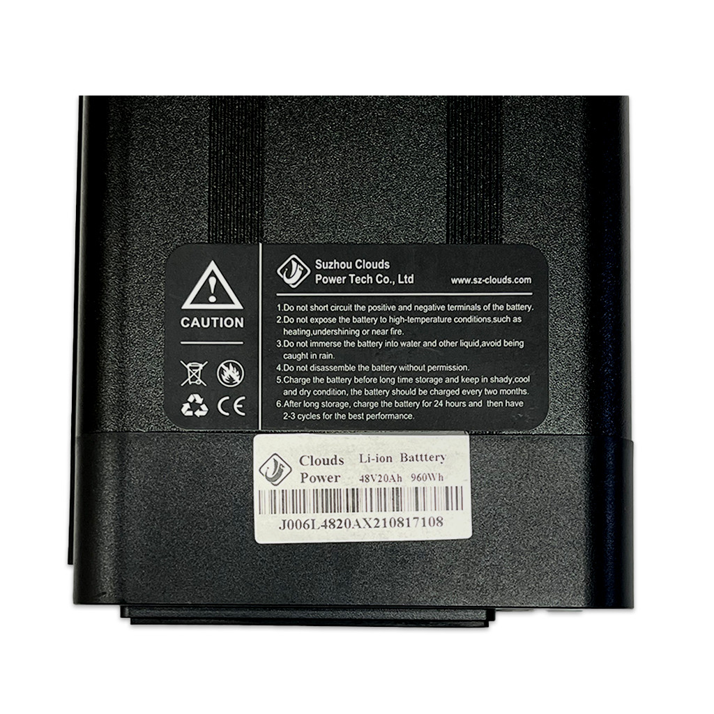 48V 21AH eBike Battery – Silver Fish/Seat Tube Style Battery – 3 Pin XLR for Coa