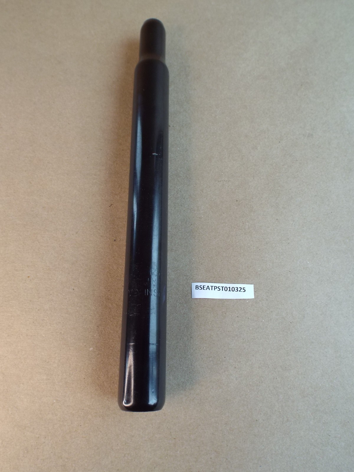 Leadtec Bicycle Black Straight Seat Post 28.8mm Length 305mm 12″ Nice New! (Read