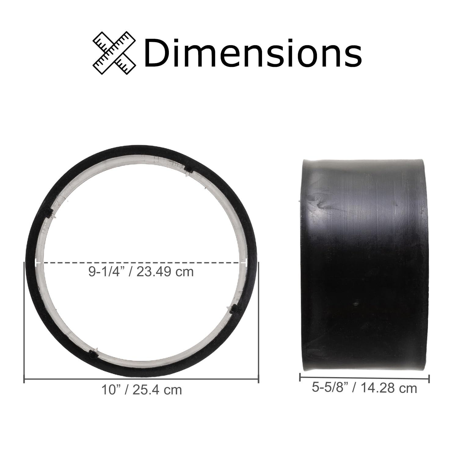 Alveytech 10 X 4.50-5 Pvc Plastic Tire Sleeve For Drift Trikes – Replacement
