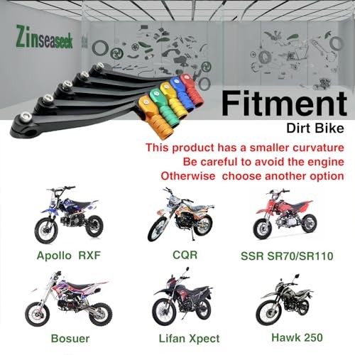 Gear Shiftermm 155mm Folding Shift Lever for Motorcycle Dirt Bike 119 QS-Green