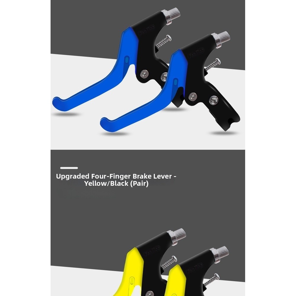 Childrens for Mountain Bike Brake Lever 4 Finger Short Reach 3cm PP Plastic
