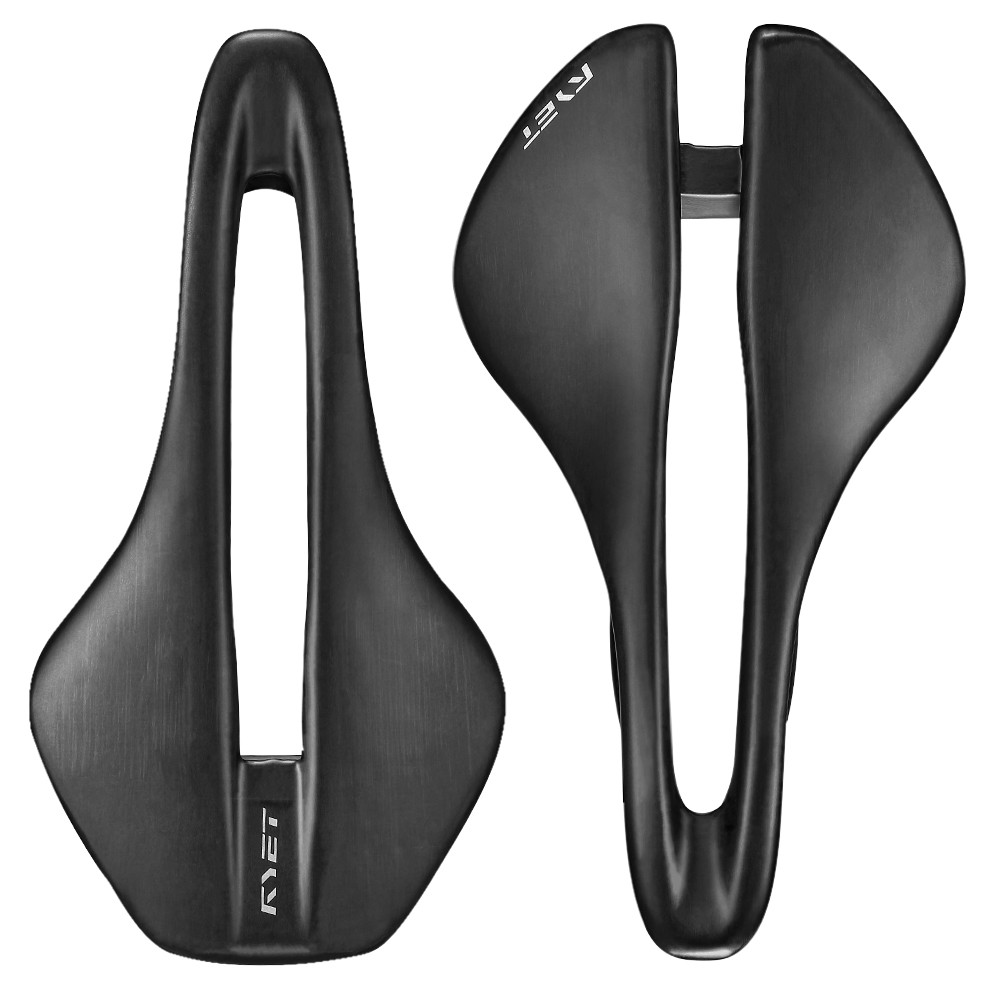 Full Carbon Bike Saddle Leather 7x9mm 128/138mm Seat for Road MTB Gravel Bicycle