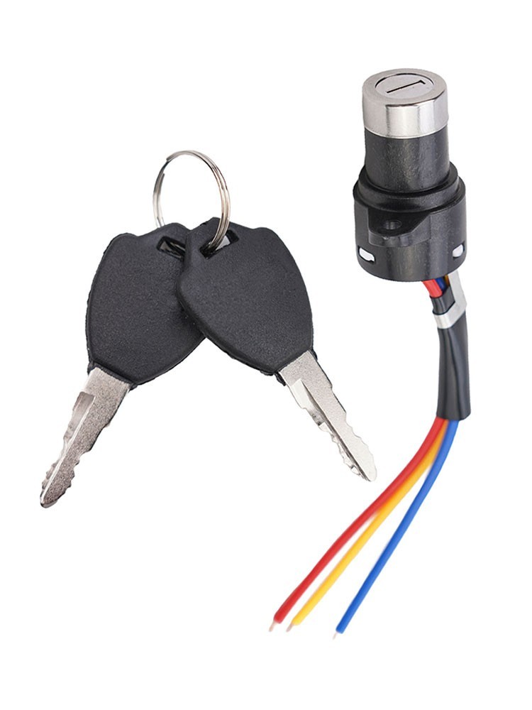 E-Bike Ignition Key E-Bike Lock Easy To Use New 3 Wire Easy To Install