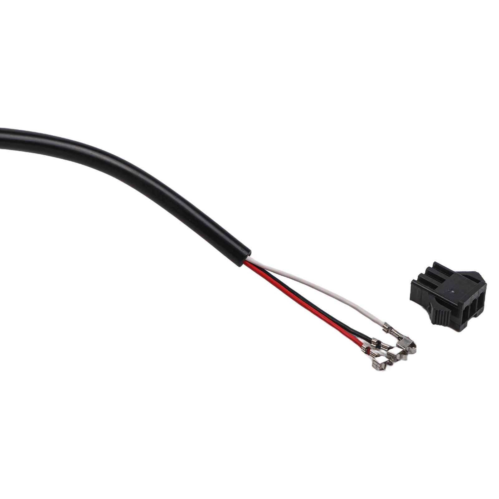 Ebike Extension Cable 3 Pin Male Female Waterproof For Electric Bicycle Use