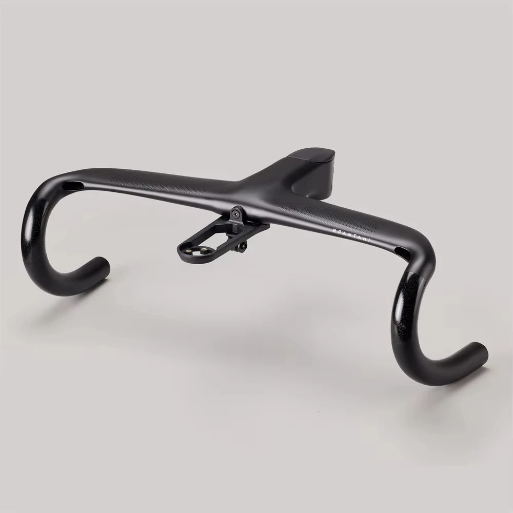 Carbon Fiber Gravel Road Bike Integrated Cockpit OD2 Handlebar -10° for 31.8mm