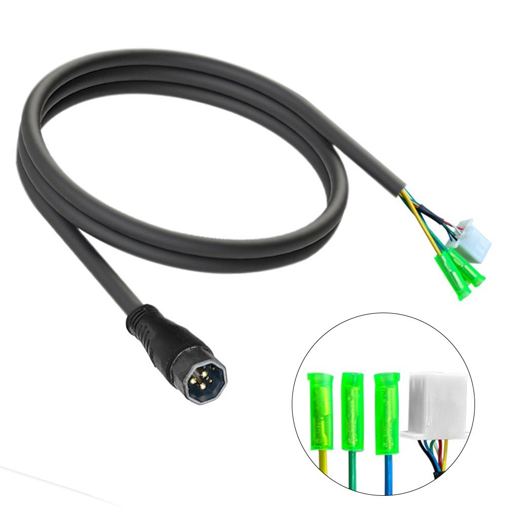 9Pin Motor Cable Adapter Cable/Male Black Adapter EBike Electric Bicycle