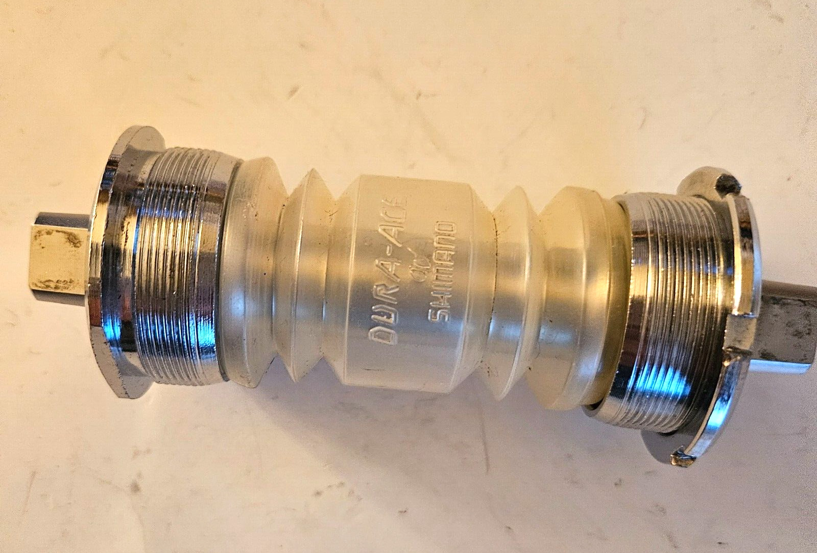 SHIMANO DURA ACE First Gen Bottom Bracket, GB 100, 112mm, French , Mint