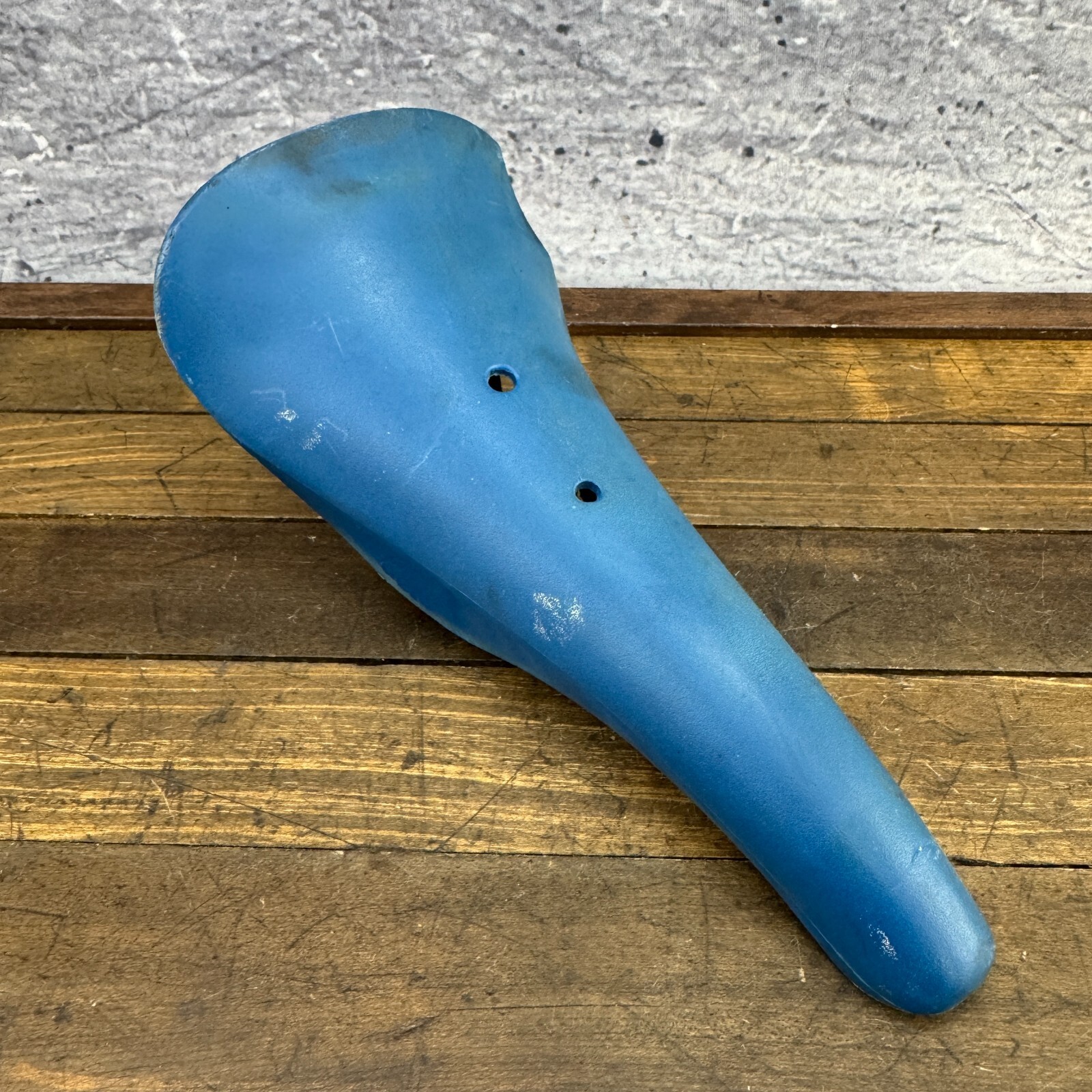 Kashimax Aero BMX Seat NJS Stamp Track Keirin Old School BMX 80s Japan CRACK