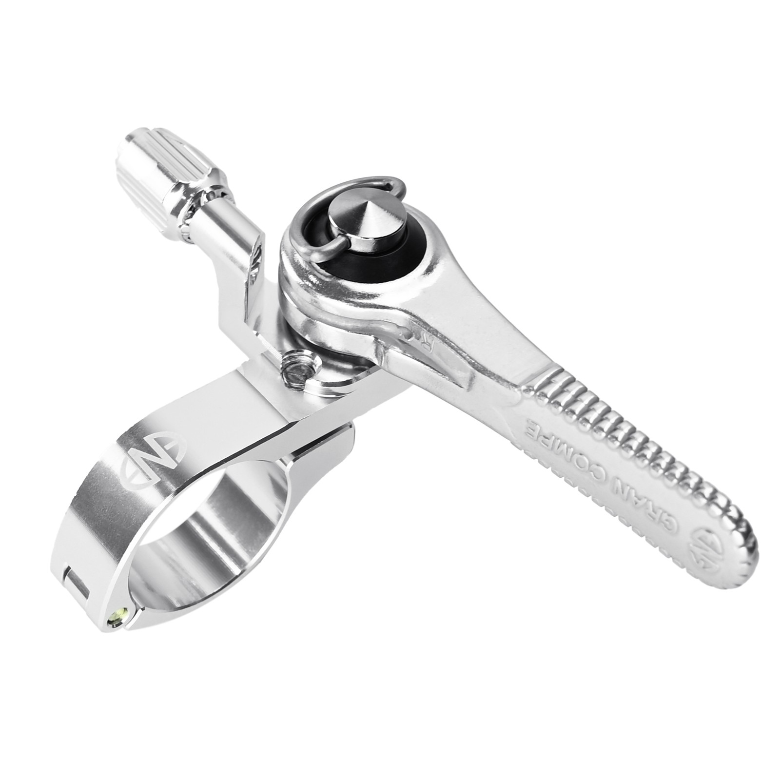DIA-COMPE ENE CICLO Thumb Shifter Set – 2/3x Front & 8/9/10-Spd Rear, Silver