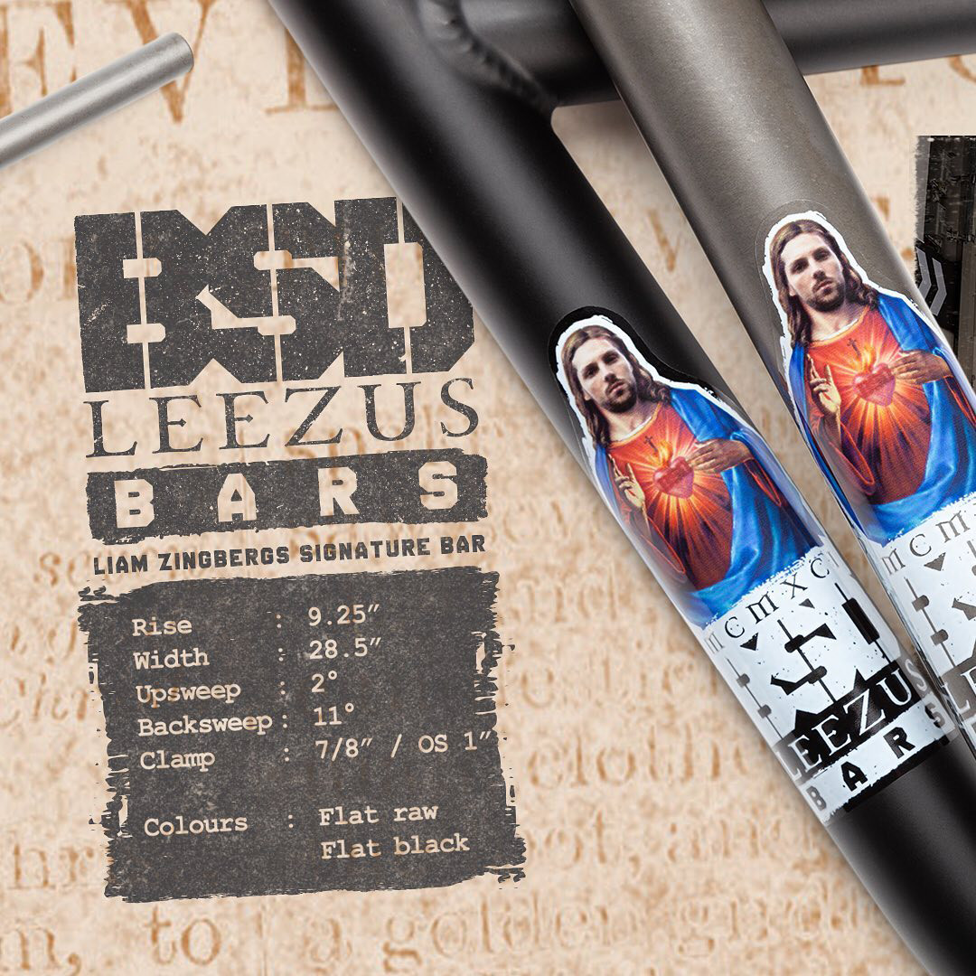 BSD SALE $99 (RRP$159) Leezus (Liam Zingberg) Handlebar Matt Raw 9.25″