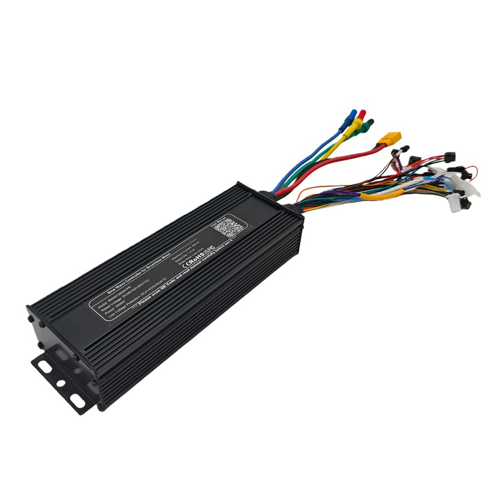 48V 60V 72V 60A 3000W 18MOSFET Sine Ware Controller with Color Display LCD