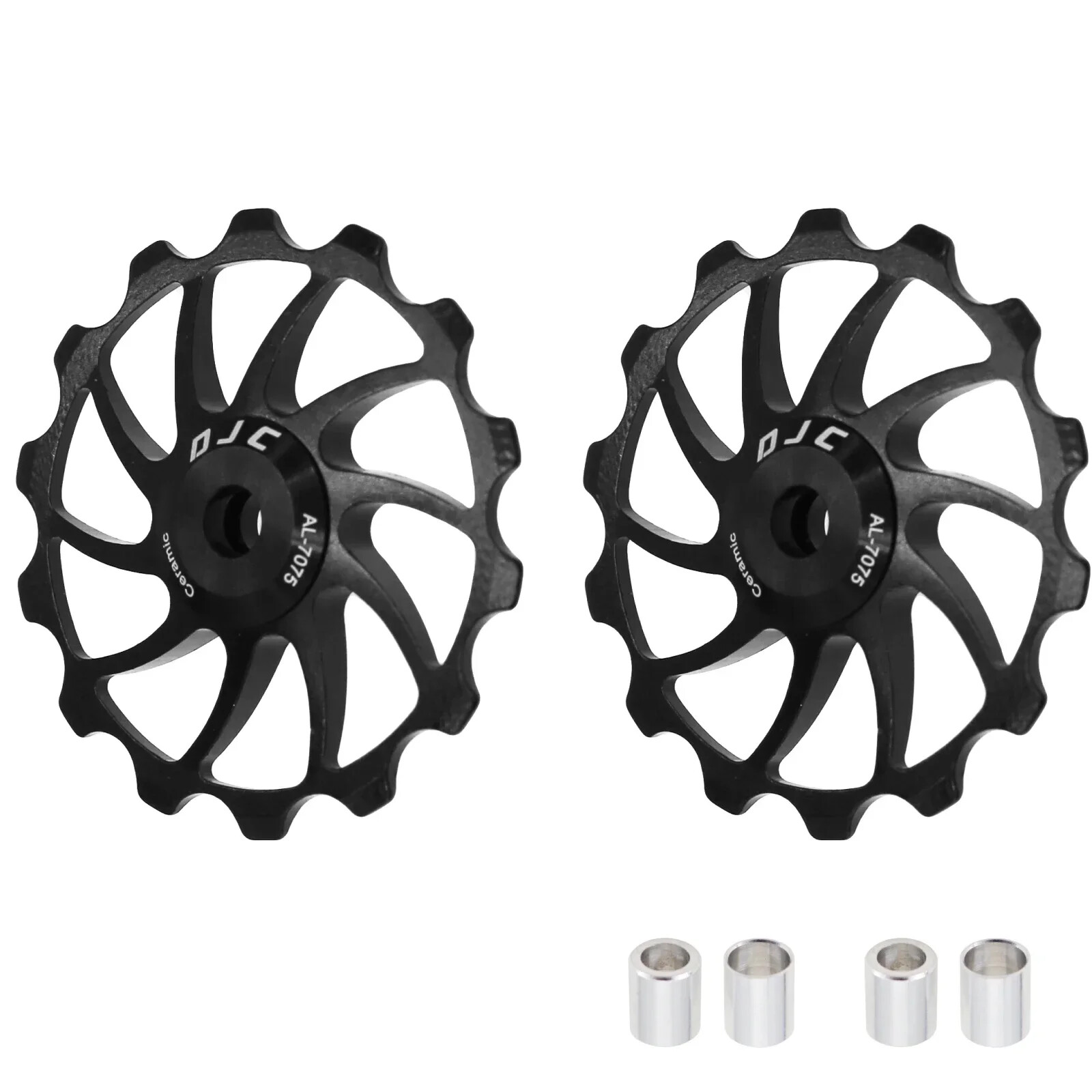 DJC Bike Pulley Wheel Ceramic Bearing Oilslick 11T 12T 13T 14T 16T MTB Road Bike