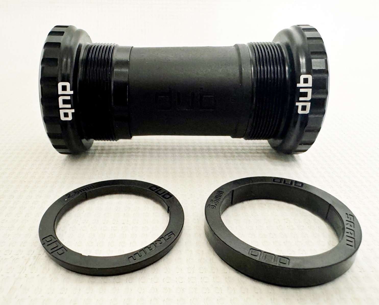 SRAM DUB Wide English Bottom Bracket – English/BSA, 68mm, Road, Black