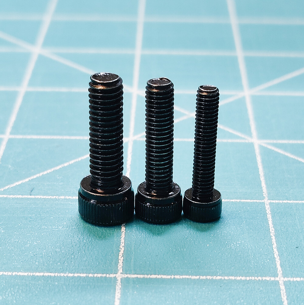 Metric M4 M5 M6 Black Allen Head Hex Socket A2 Stainless Steel Bolts Screws