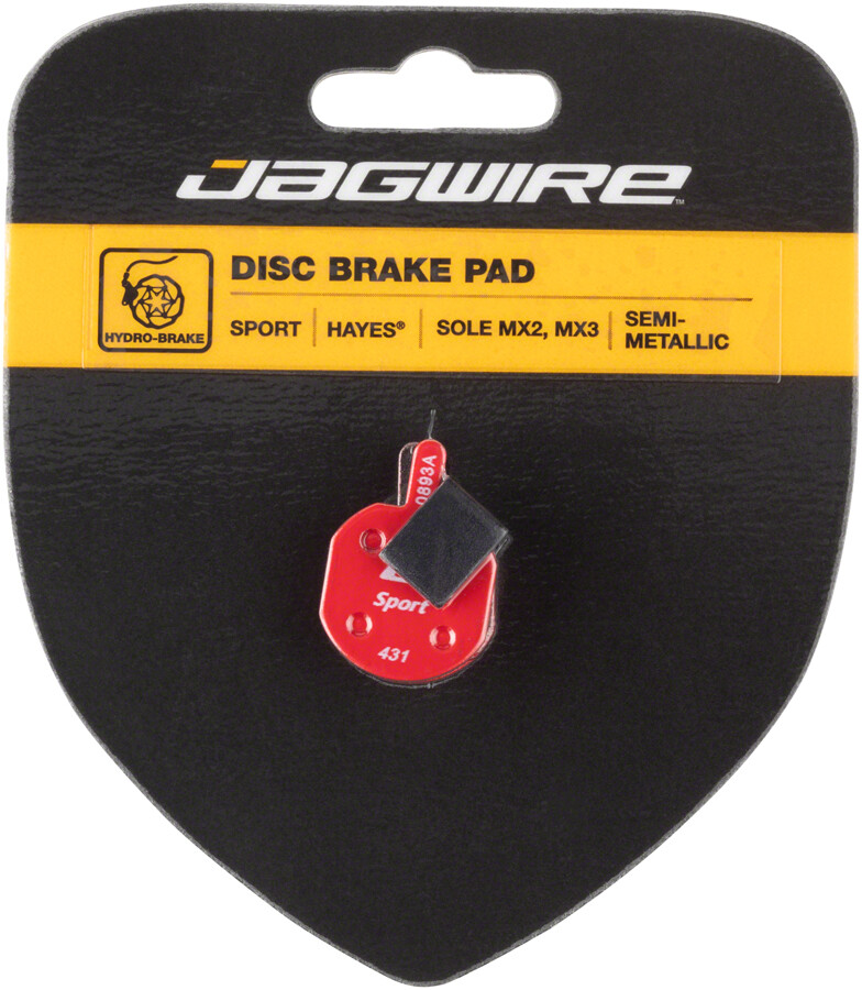 Jagwire Sport Hayes CX, MX, Sole Brake Pads Semi-Metallic New in Retail Package