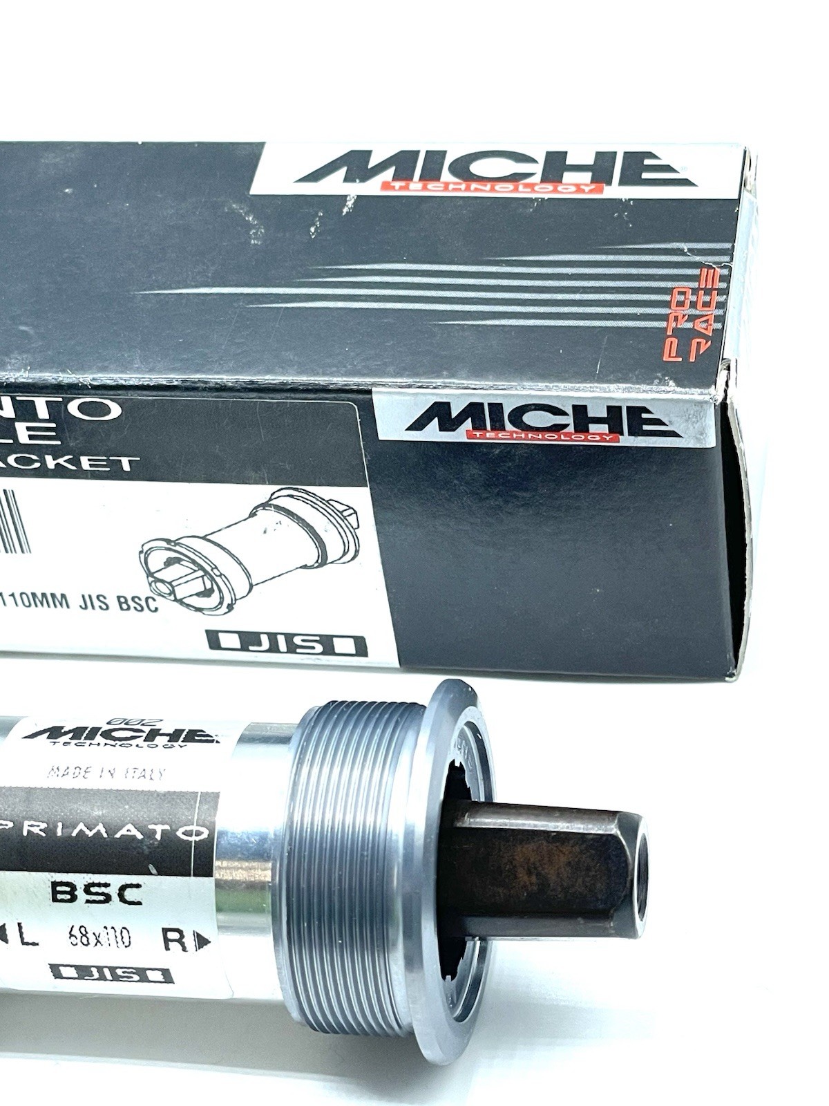 Miche Primato Bottom Bracket 110mm English Threaded Made In Italy NOS