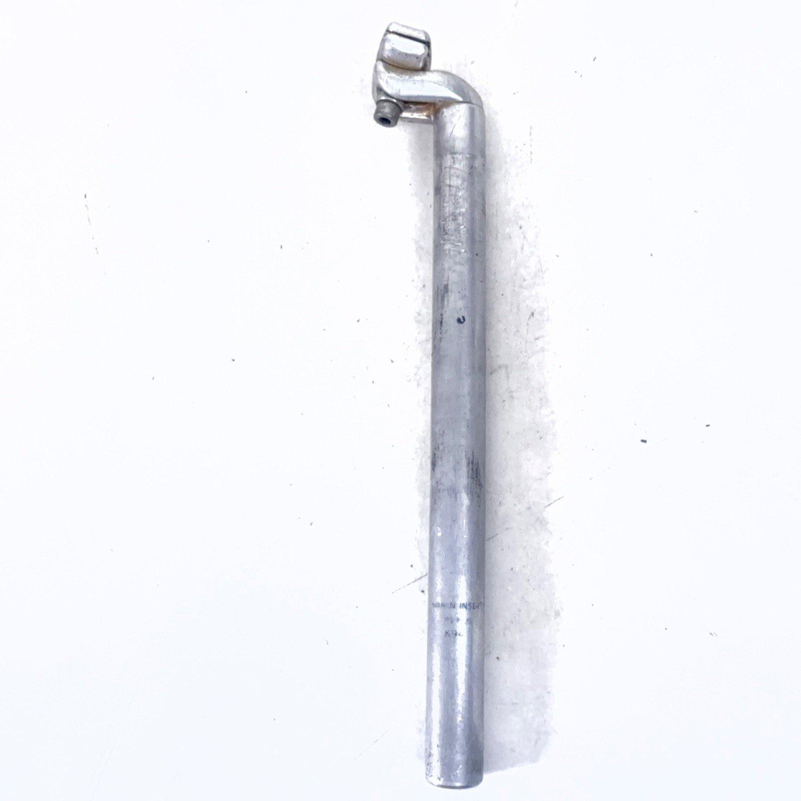 Unbranded Alloy Adjustable Seatpost Ø26.8/350mm in Silver, 35mm Setback