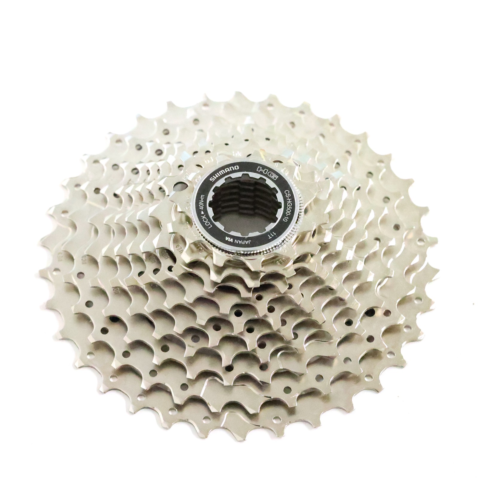 Shimano CS-HG500 Cassette 10-Speed 11-34T HG Mountain Road Bike Silver